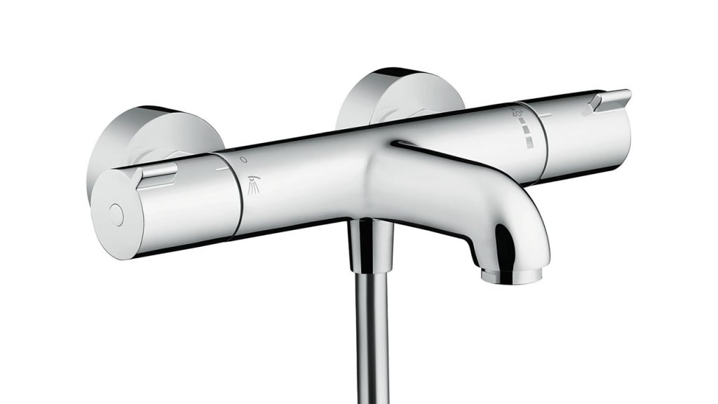 Faucet with thermostat